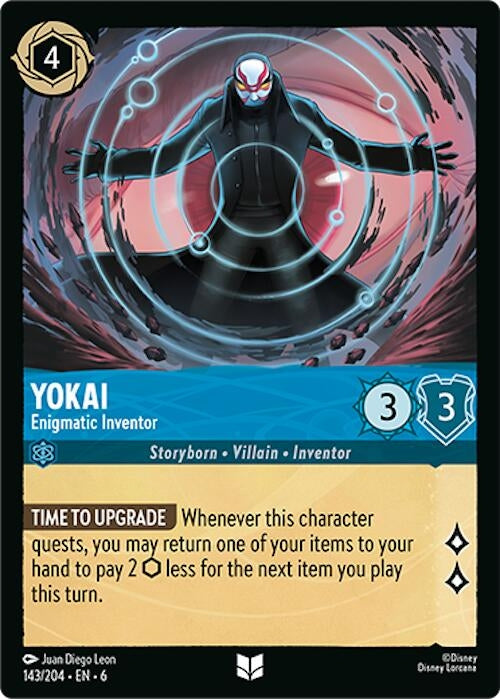 Yokai - Enigmatic Inventor (143) (6) - Disney Lorcana Single