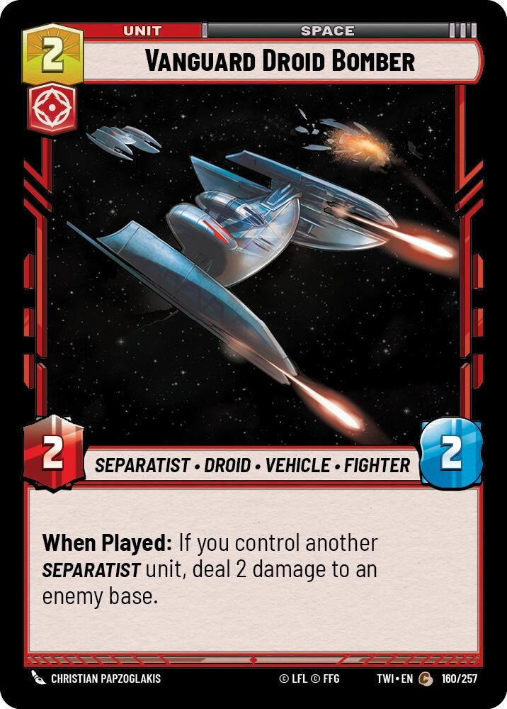Vanguard Droid Bomber (160/257) (Twilight of the Republic)