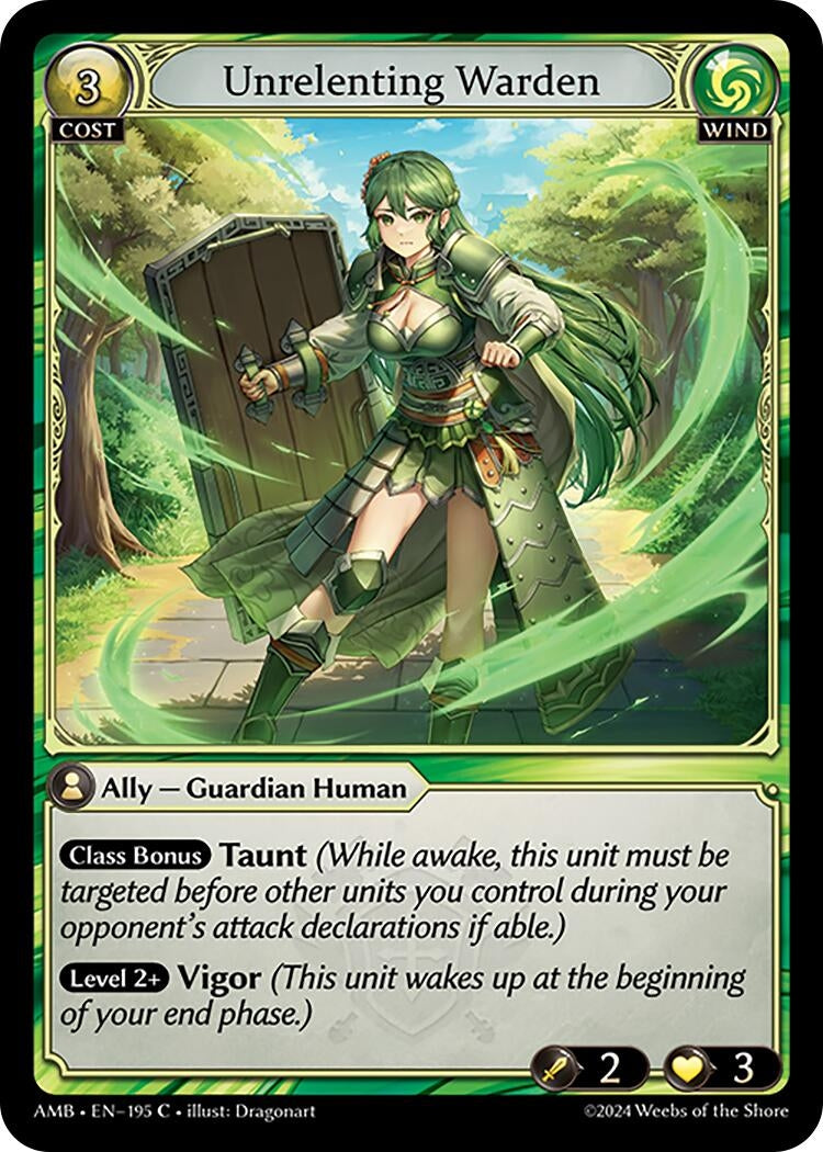 Unrelenting Warden (195) (Mortal Ambition)