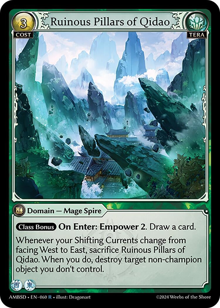 Ruinous Pillars of Qidao (060) (Mortal Ambition Starter Decks)