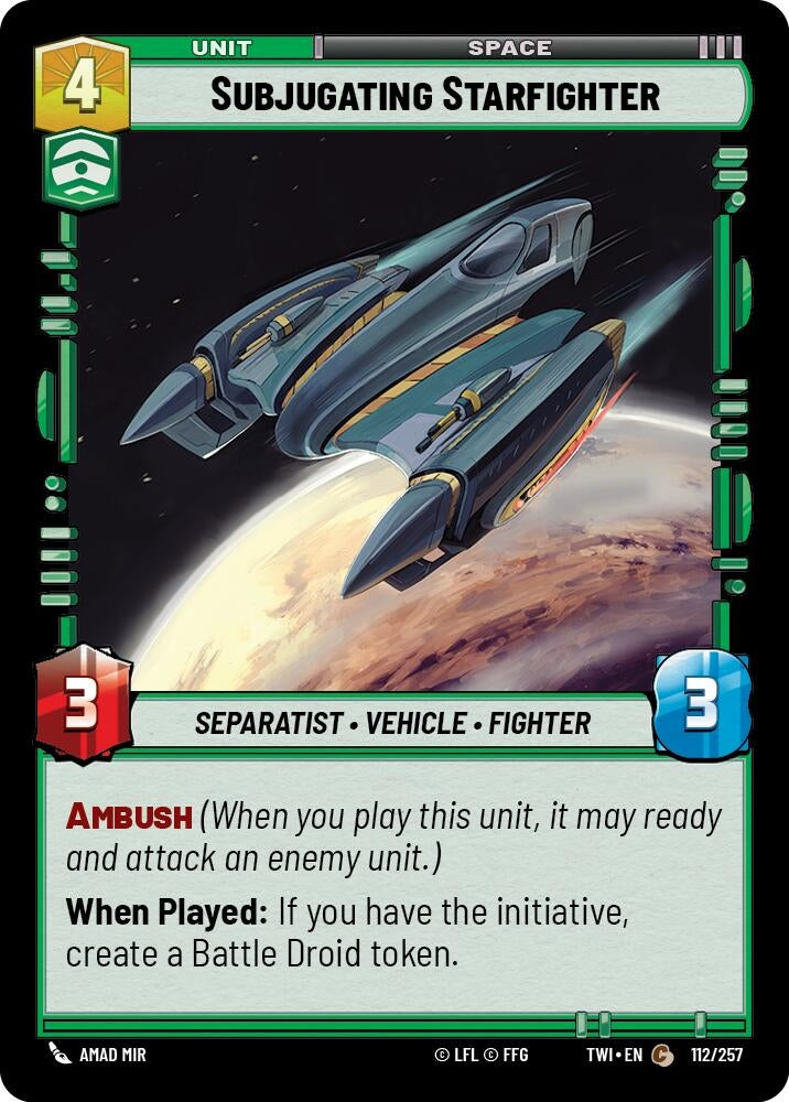 Subjugating Starfighter (112/257) (TWI)