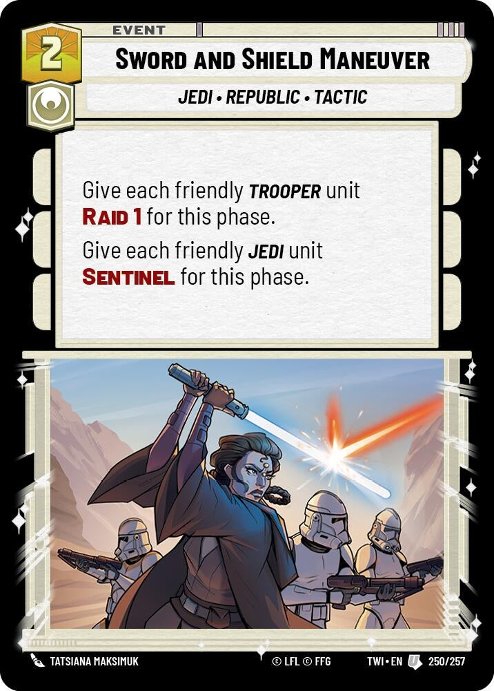 Sword and Shield Maneuver (250/257) (TWI)