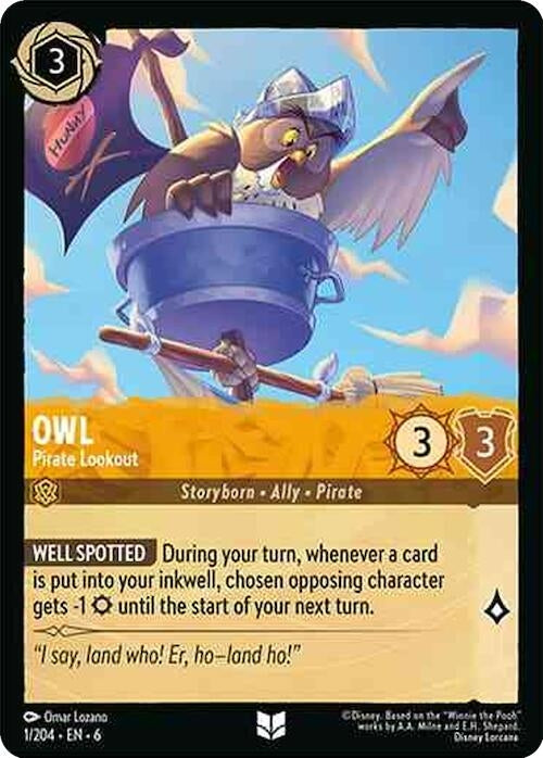 Owl - Pirate Lookout (1) (6) - Disney Lorcana Single