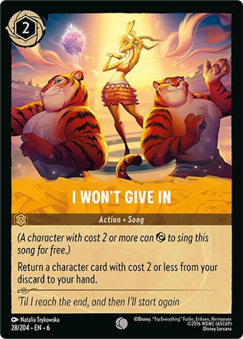 I Won’t Give In (28) (6) - Disney Lorcana Single