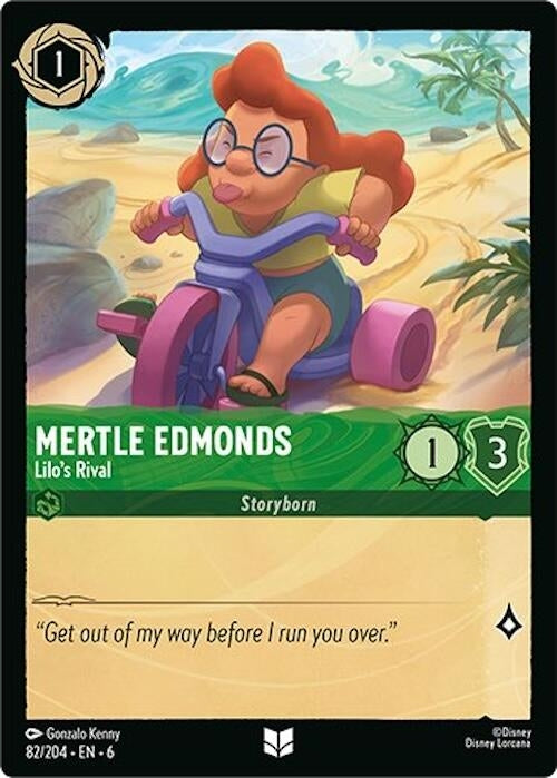 Mertle Edmonds - Lilo’s Rival (82) (6) - Disney Lorcana Single