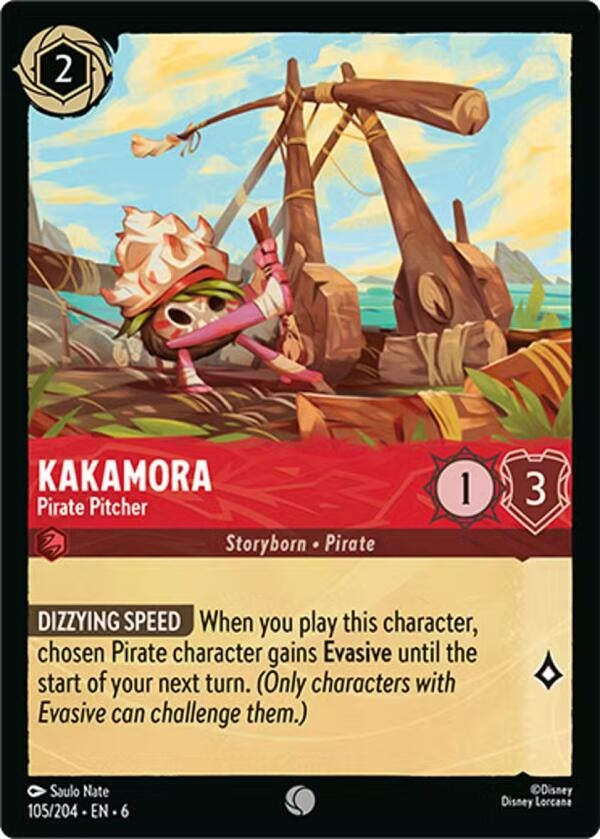 Kakamora - Pirate Pitcher (105) (6) - Disney Lorcana Single