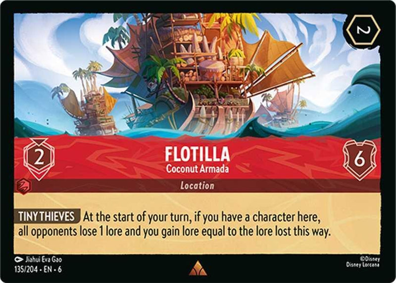 Flotilla - Coconut Armada (135) (6) - Disney Lorcana Single