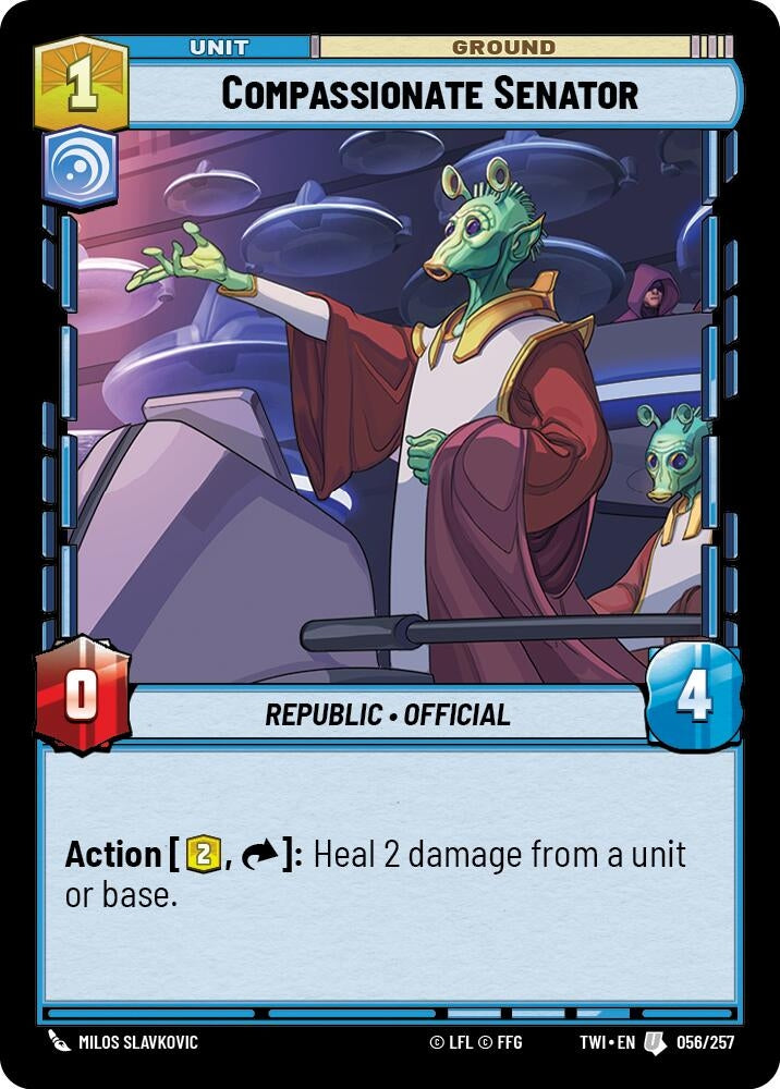Compassionate Senator (56) (TOR) - Star Wars: Unlimited Single