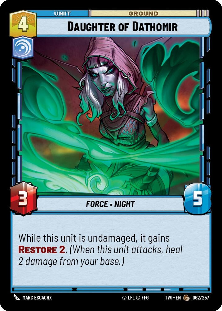 Daughter of Dathomir (62) (TOR) - Star Wars: Unlimited Single
