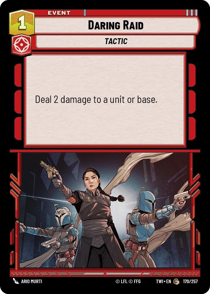 Daring Raid (170) (TOR) - Star Wars: Unlimited Single