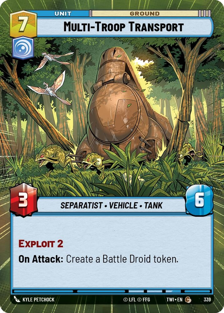 Multi-Troop Transport (Hyperspace) (339) (TOR) - Star Wars: Unlimited Single