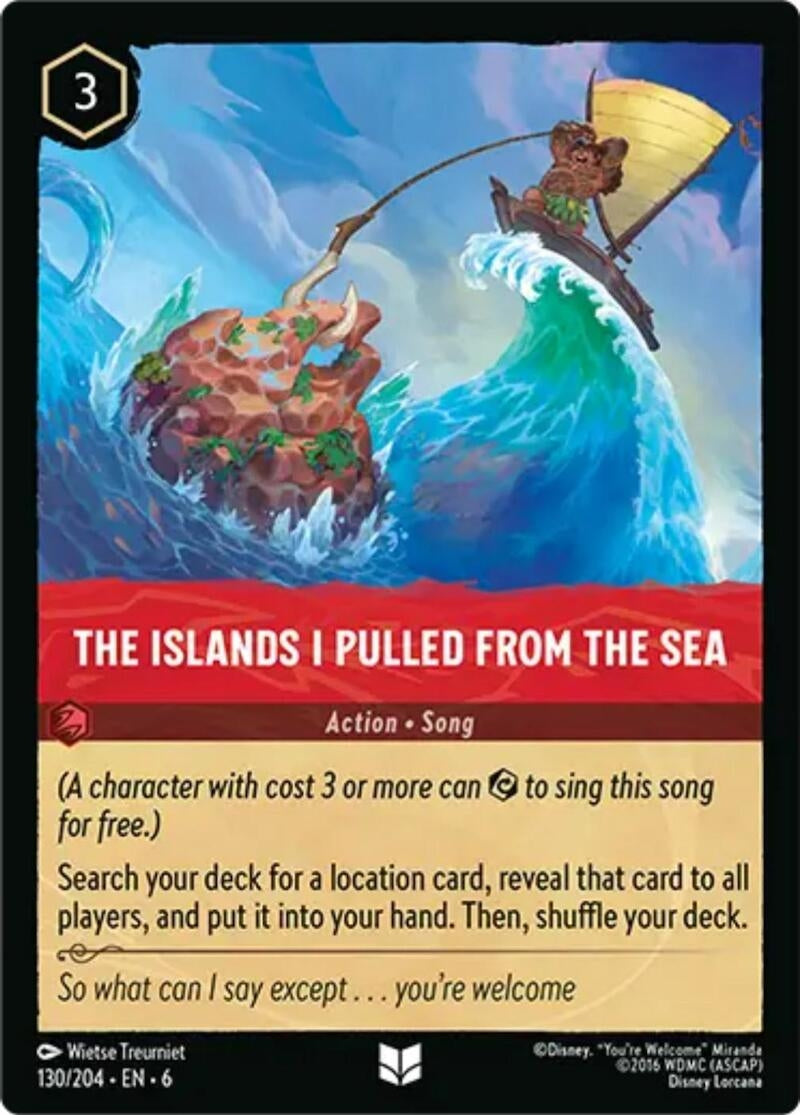 The Islands I Pulled From The Sea (130) (6) - Disney Lorcana Single