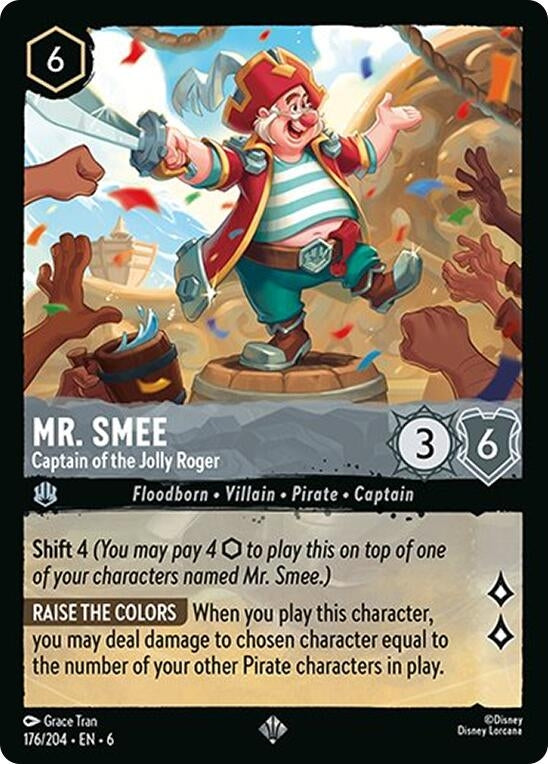 Mr. Smee - Captain of the Jolly Roger (176) (6) - Disney Lorcana Single
