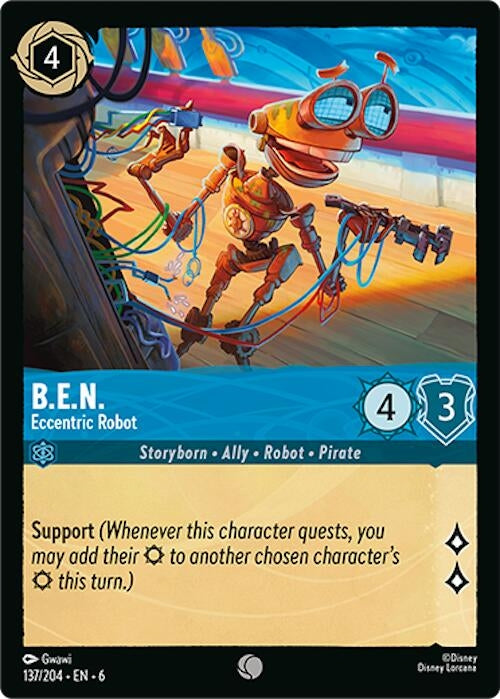 B.E.N. - Eccentric Robot (137) (6) - Disney Lorcana Single