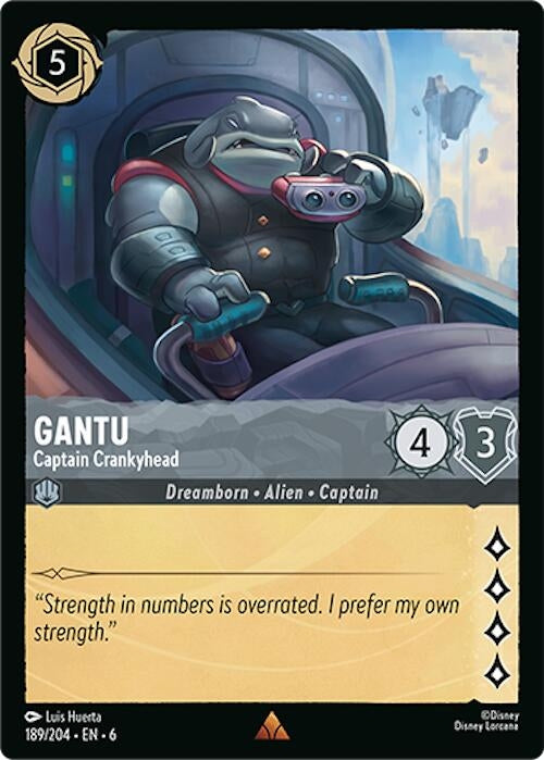 Gantu - Captain Crankyhead (189) (6) - Disney Lorcana Single