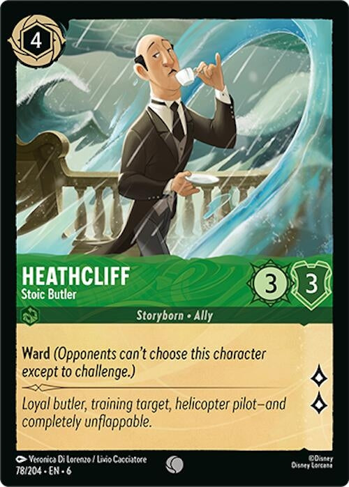 Heathcliff - Stoic Butler (78) (6) - Disney Lorcana Single