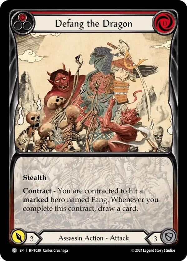 Defang the Dragon (HNT030) - Flesh and Blood TCG Single