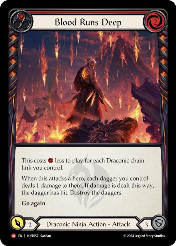 Blood Runs Deep (HNT057) - Flesh and Blood TCG Single