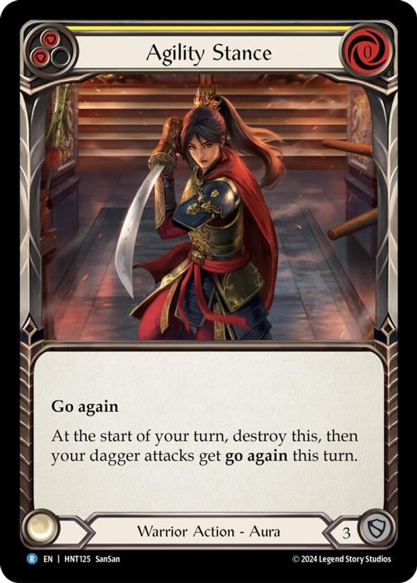 Agility Stance (HNT125) - Flesh and Blood TCG Single