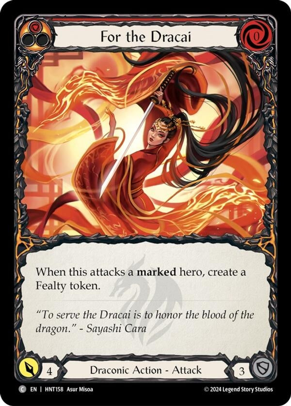 Image for For the Dracai (HNT158) (The Hunted) - Flesh and Blood TCG