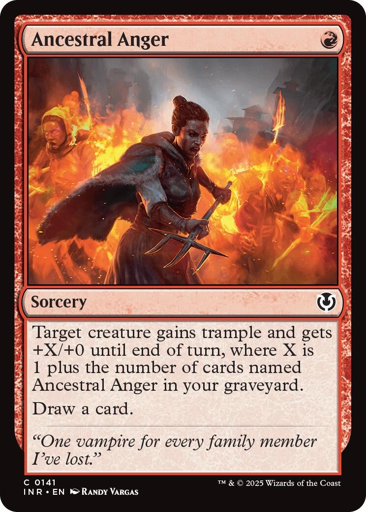 Ancestral Anger (141) (INR) - MTG Single