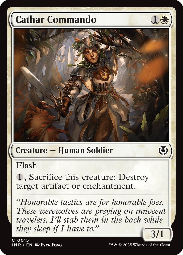Cathar Commando (15) (INR) - MTG Single