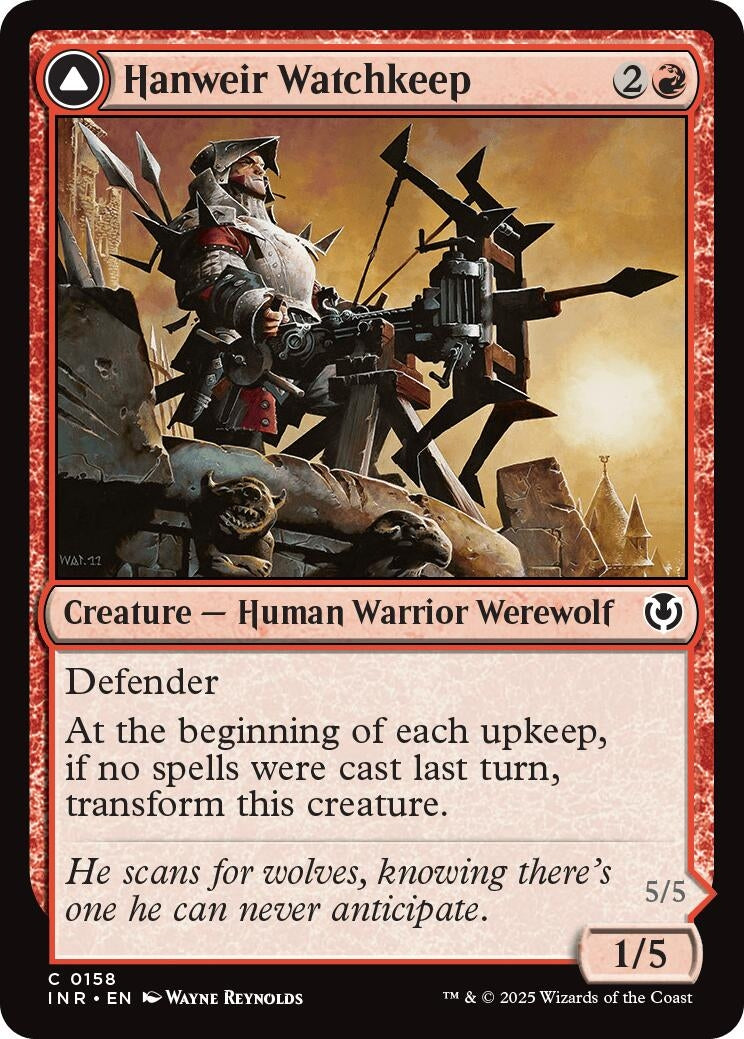 Image for Hanweir Watchkeep (158) (Innistrad Remastered) - Magic: The Gathering