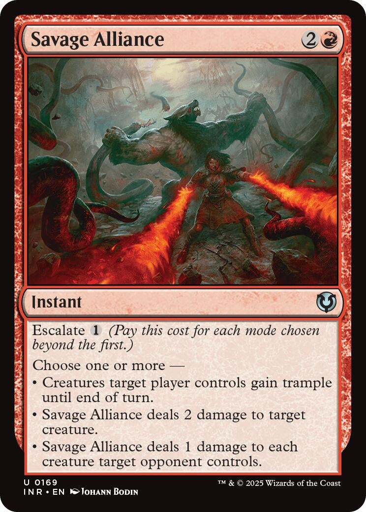 Image for Savage Alliance (169) (Innistrad Remastered) - Magic: The Gathering