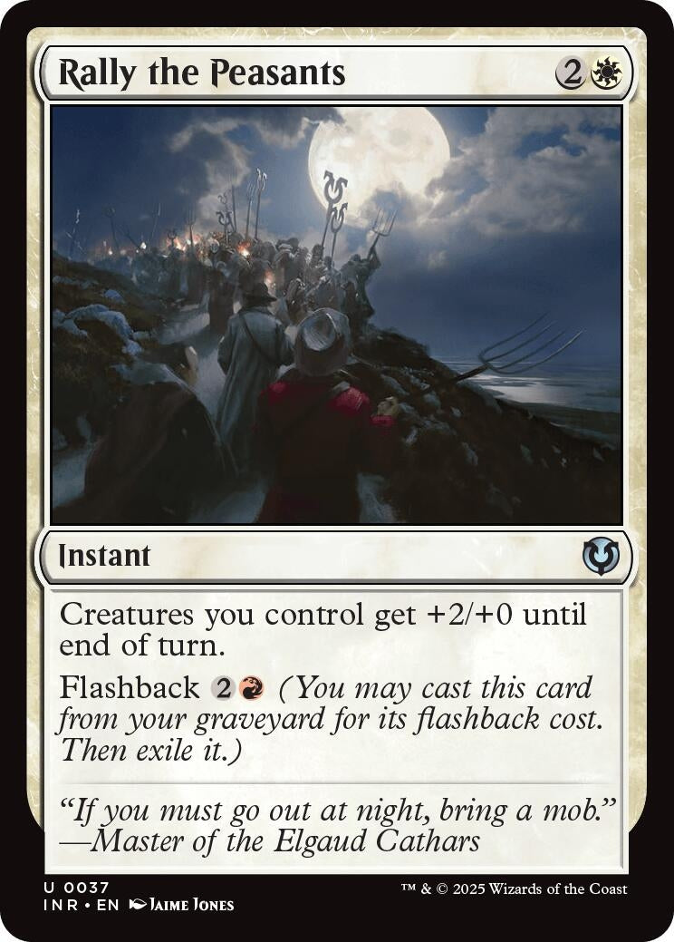 Image for Rally the Peasants (37) (Innistrad Remastered) - Magic: The Gathering
