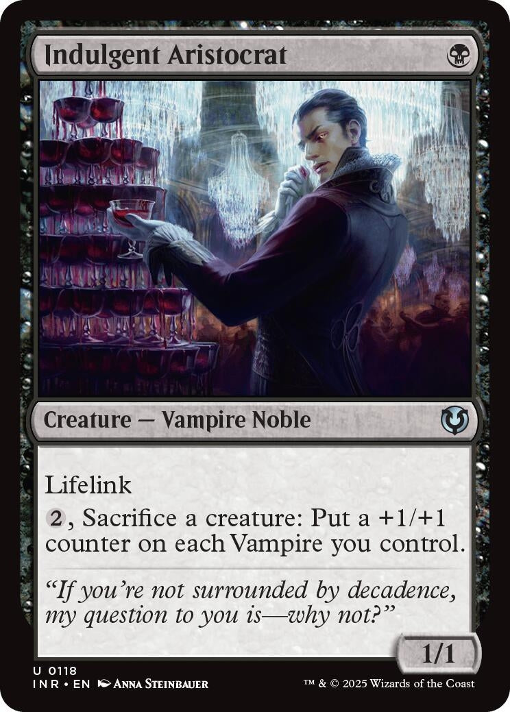 Image for Indulgent Aristocrat (118) (Innistrad Remastered) - Magic: The Gathering