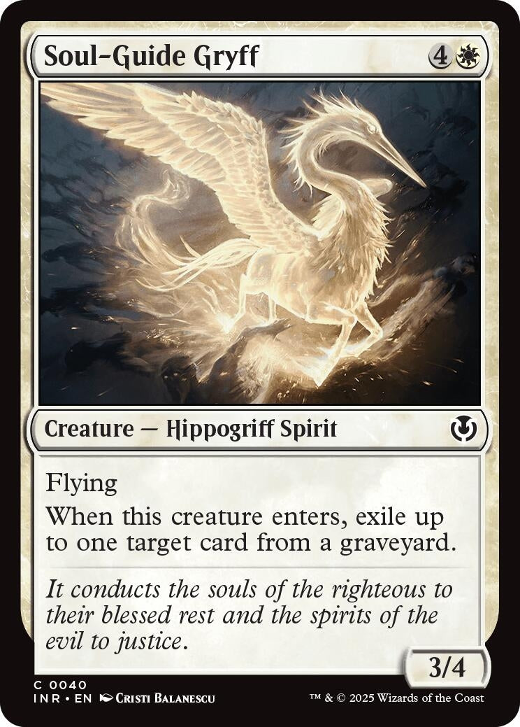 Image for Soul-Guide Gryff (40) (Innistrad Remastered) - Magic: The Gathering