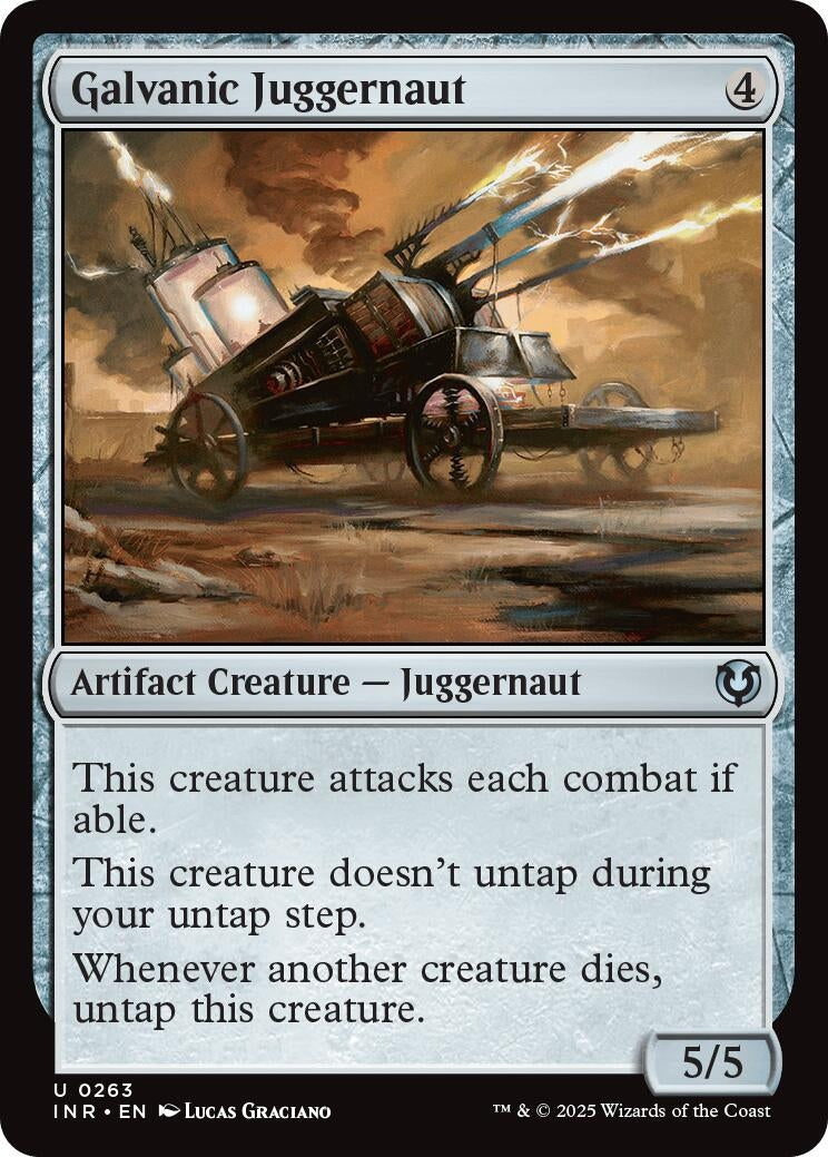 Image for Galvanic Juggernaut (263) (Innistrad Remastered) - Magic: The Gathering