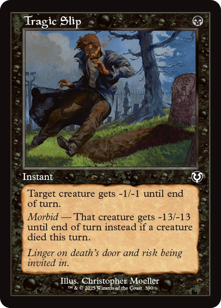 Image for Tragic Slip (Retro Frame) (390) (Innistrad Remastered) - Magic: The Gathering