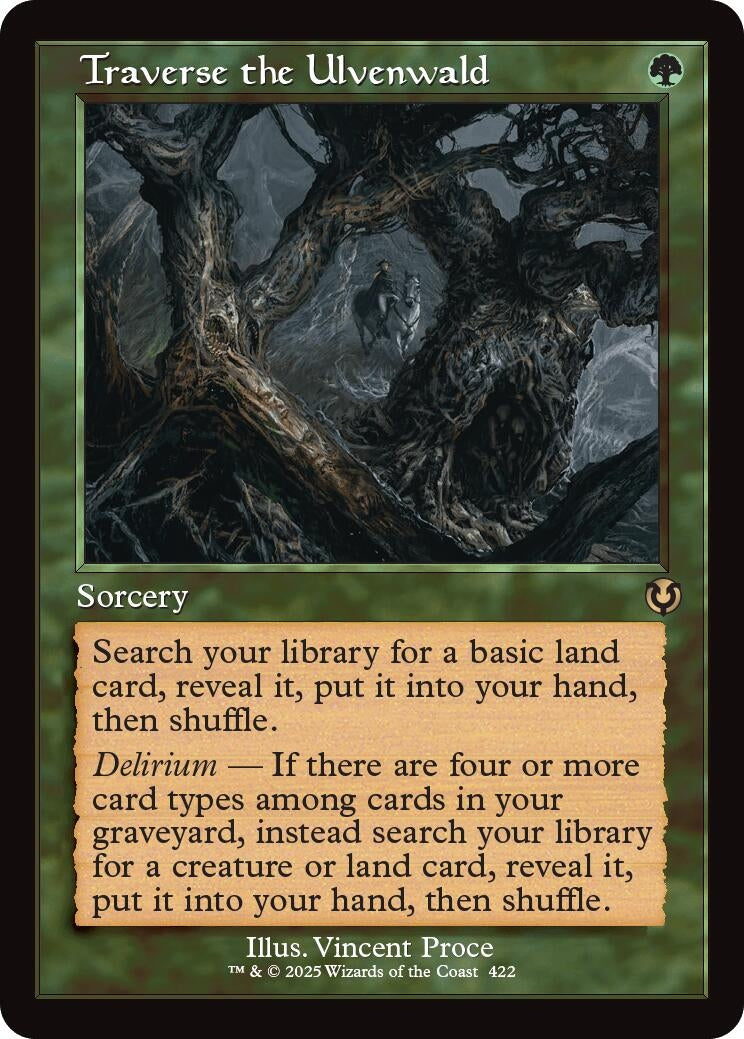 Image for Traverse the Ulvenwald (Retro Frame) (422) (Innistrad Remastered) - Magic: The Gathering