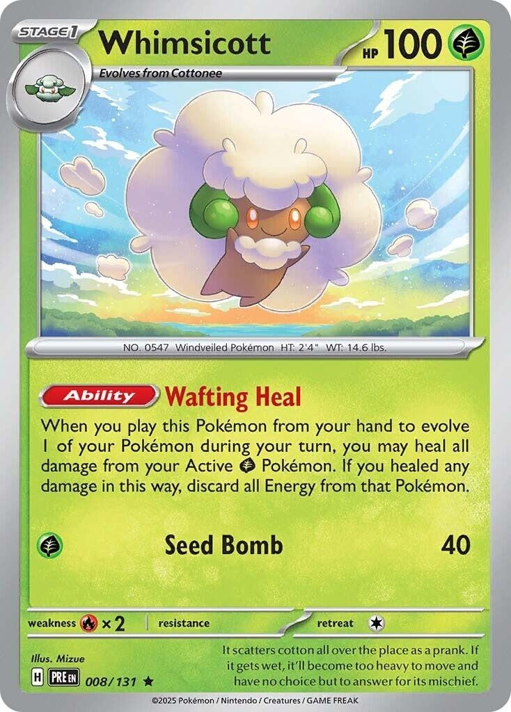 Whimsicott (008/131) (SV: Prismatic Evolutions)