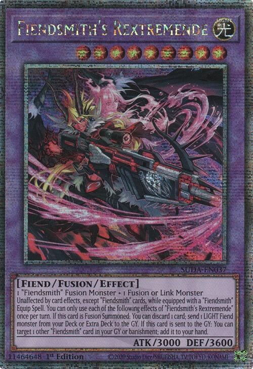 Fiendsmith's Rextremende (Quarter Century Secret Rare) (SUDA-EN037) (Supreme Darkness)