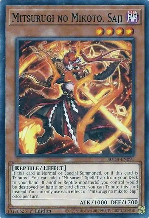 Mitsurugi no Mikoto, Saji (SUDA-EN091) (Supreme Darkness)