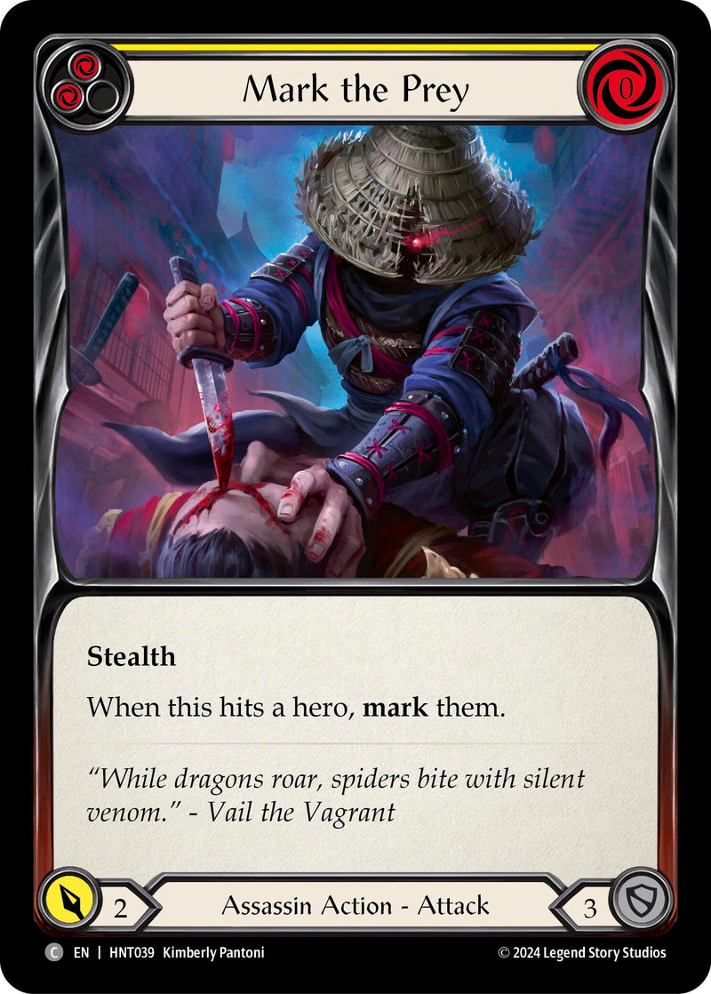 Mark the Prey (Yellow) (HNT039)