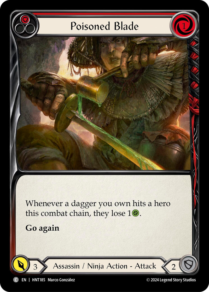 Poisoned Blade (Red) (HNT185)