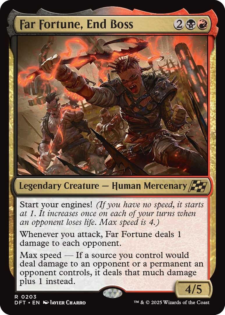 Far fortune End Boss (203) (DFT) - MTG Single