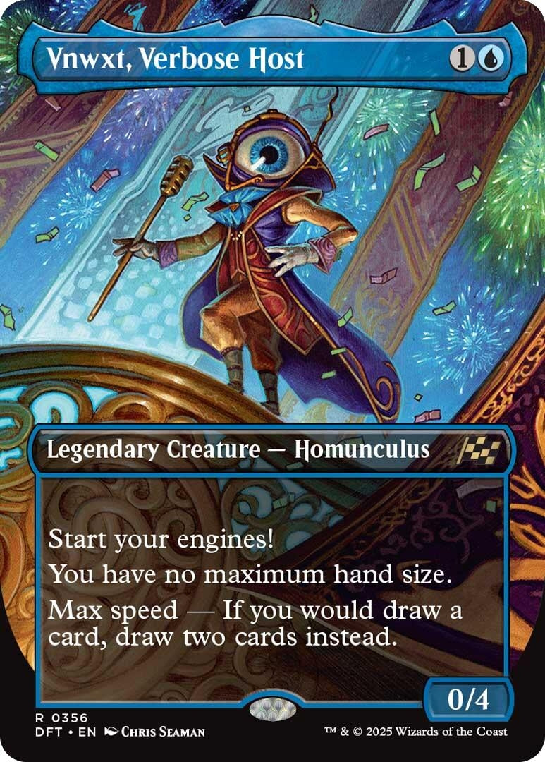Vnwxt Verbose Host (Borderless) (356) (DFT) - MTG Single