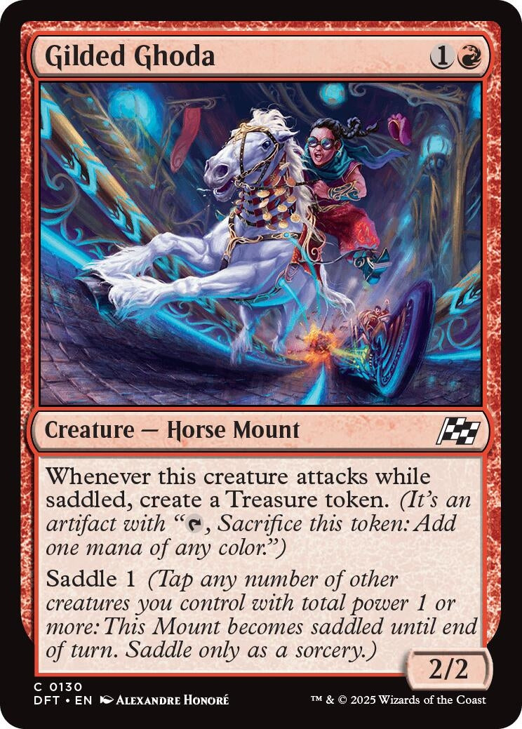 Image for Gilded Ghoda (130) (Aetherdrift) - Magic: The Gathering