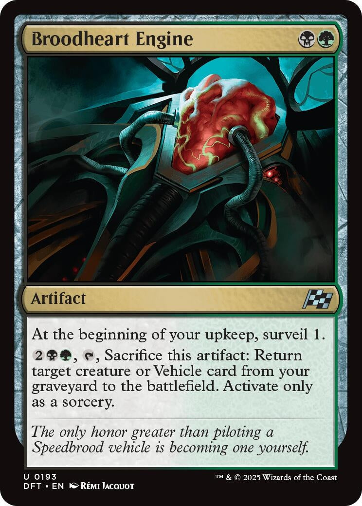 Image for Broodheart Engine (193) (Aetherdrift) - Magic: The Gathering