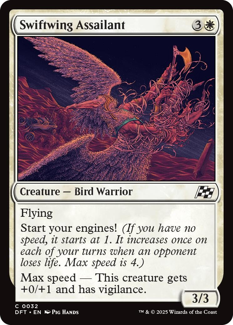 Image for Swiftwing Assailant (32) (Aetherdrift) - Magic: The Gathering