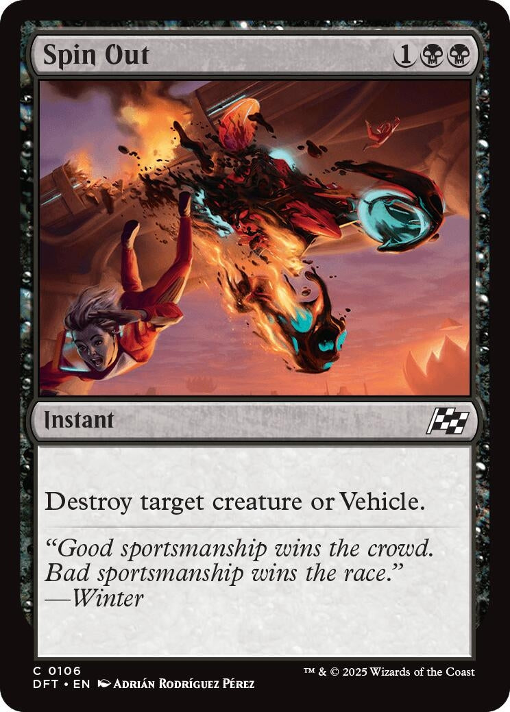 Image for Spin Out (106) (Aetherdrift) - Magic: The Gathering
