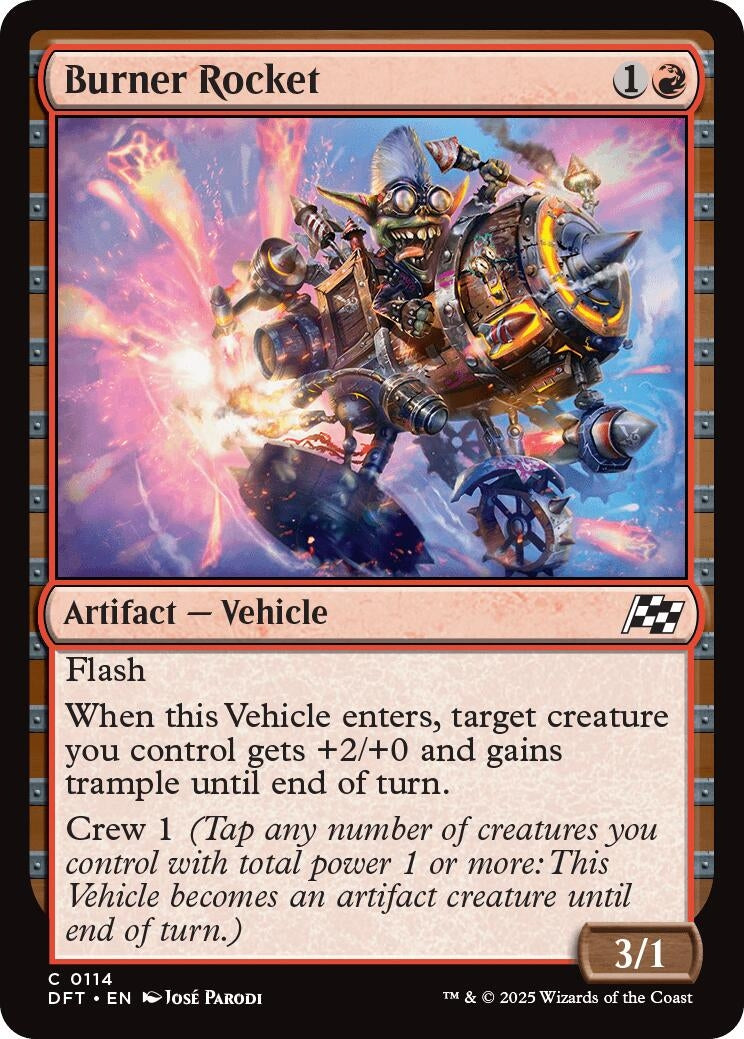 Image for Burner Rocket (114) (Aetherdrift) - Magic: The Gathering