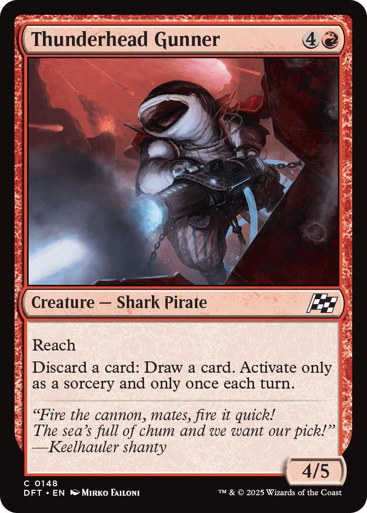 Image for Thunderhead Gunner (148) (Aetherdrift) - Magic: The Gathering
