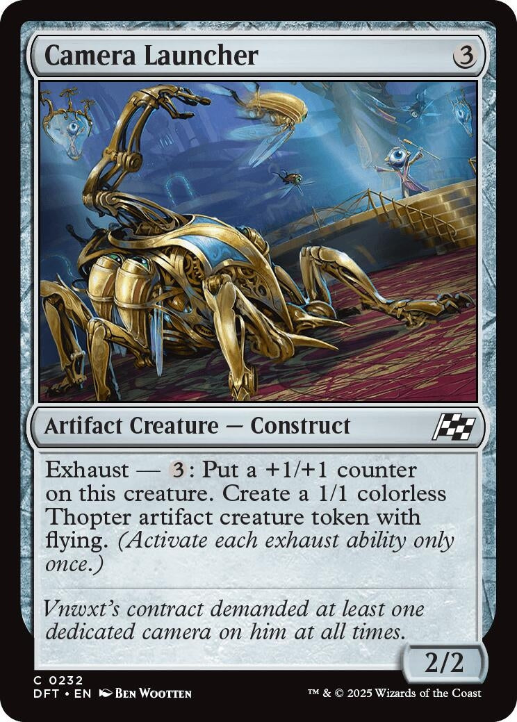 Image for Camera Launcher (232) (Aetherdrift) - Magic: The Gathering