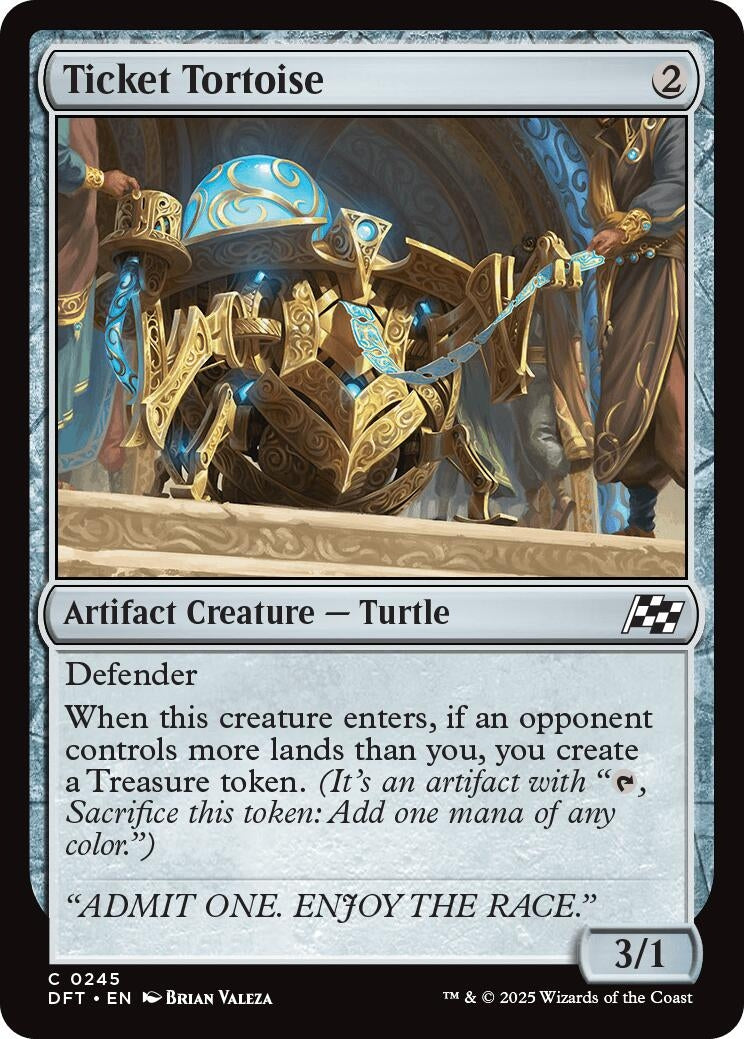Image for Ticket Tortoise (245) (Aetherdrift) - Magic: The Gathering