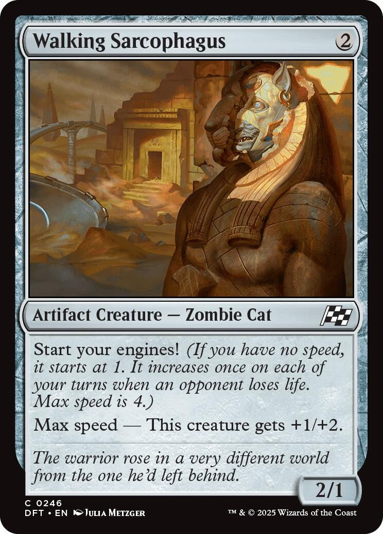 Image for Walking Sarcophagus (246) (Aetherdrift) - Magic: The Gathering